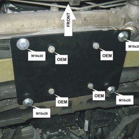 Unterfahrschutz Motor und Getriebe 3mm Stahl Mercedes Benz Sprinter 2013 bis 2018 6.jpg